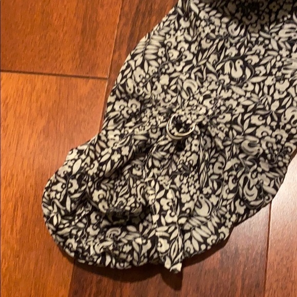 Anthropologie Holding Horses bird floral black top - Picture 7 of 8